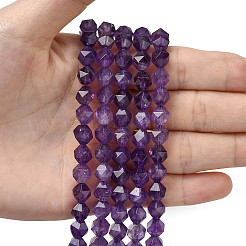 Природный аметист нитей бисера&nbsp;G-Z119-A40-02