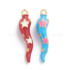 Латунь эмаль подвески&nbsp;KK-I671-10G