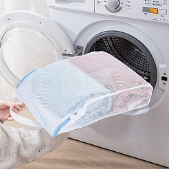 2 шт. двухцветные полиэстеровые мешки для хранения белья на молнии&nbsp;ABAG-DJ0001-28B