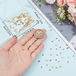 150шт 3 стильные латунные бусины&nbsp;KK-BBC0012-08