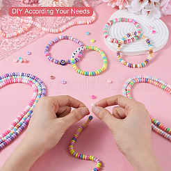 10 нить 10 цвета бусины из полимерной глины ручной работы&nbsp;CLAY-TA0001-51B