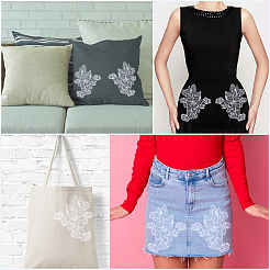 Кружевное вышивальное швейное волокно&nbsp;DIY-WH20066-005A