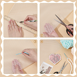 Листы полиэтиленового пластикового холста&nbsp;FIND-WH0199-245A