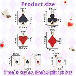 Подвески из сплава 80 шт.&nbsp;ENAM-NB0002-25