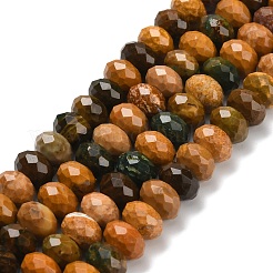 Океан Природный яшмы бисер нитей&nbsp;G-C259-A14-6x10mm