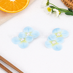 2 шт. тканевые заколки для волос в виде цветка из кожи аллигатора&nbsp;PHAR-LP0002-29A