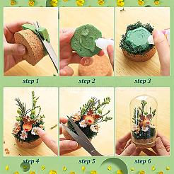 20 комплект стеклянного купола&nbsp;AJEW-BC0003-54C