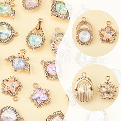 20 шт. 10-х стилевые подвески из сплава стекла&nbsp;FIND-FS0003-50