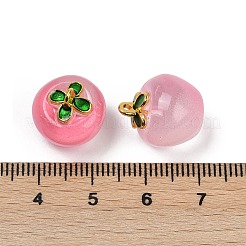 Подвески из прозрачного стекла в виде яблок&nbsp;LS-X1-DGLA-E004-16M