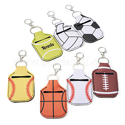 7 шт. 7 стиля подвесные украшения из сплава искусственной кожи&nbsp;AJEW-TA0002-52