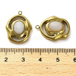 Натуральный белый агат подвески&nbsp;STAS-H438-10G-01