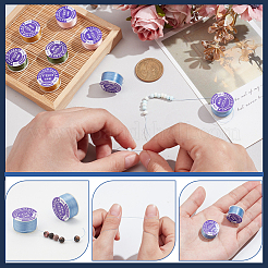 2 рулон ниток для бисероплетения из полиэстера со специальным покрытием&nbsp;OCOR-NB0002-06G