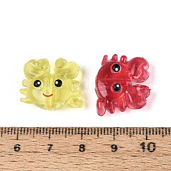 Печатные прозрачные акриловые бусины&nbsp;TACR-T029-14M