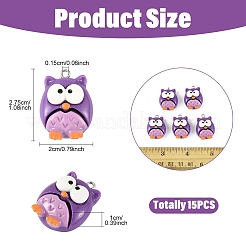 Подвески из непрозрачной смолы 15 шт.&nbsp;RESI-YW0005-32