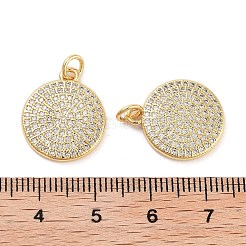 Покрытие стойки латунь микропаве прозрачные подвески из кубического циркония&nbsp;KK-Z064-19G