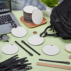 Круглая багажная бирка из пвх&nbsp;DIY-WH0899-281