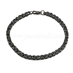 Браслеты-цепочки из нержавеющей стали 304 для женщин и мужчин&nbsp;BJEW-Z143-31AS