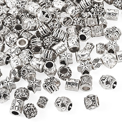 100шт 10 стиля европейские бусины из сплава в тибетском стиле&nbsp;FIND-PJ0001-36