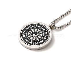 201 ожерелье из нержавеющей стали&nbsp;NJEW-P293-11P