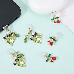 6 шт. 3-х видов пластиковых мобильных пылезащитных заглушек&nbsp;HJEW-CN00012