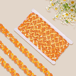 Бусины-пайетки из полиэстера&nbsp;OCOR-WH20004-06G