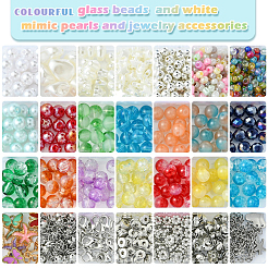 Наборы для изготовления браслетов из сплава эмали&nbsp;DIY-FS0007-50