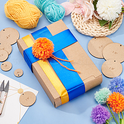 2 комплект направляющих для резки помпонов из дерева и МДФ&nbsp;DIY-BC0006-79