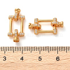 925 серебряная застежка с микропаве из прозрачного кубического циркония&nbsp;STER-K176-25G