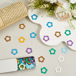 64шт 8-х цветный пластиковый инструмент для вязания&nbsp;DIY-CP0012-74B