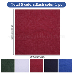 5 шт. 5-х цветные квадратные хлопковые повязки на голову&nbsp;OHAR-DJ0001-48B