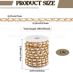 Вырезанные полые 10 ярдовые цепи из окисленного алюминия&nbsp;CHA-CL0001-01B-01