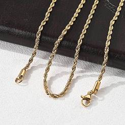 Ионное покрытие (ip) 304 нержавеющая сталь веревка цепи ожерелья&nbsp;STAS-M174-009G