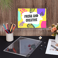 Прозрачные акриловые держатели для именных карточек&nbsp;AJEW-WH0481-59A