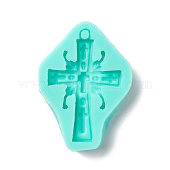 Крест кулон пищевые силиконовые Молды&nbsp;DIY-M040-03