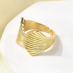 Латунные манжеты для женщин&nbsp;RJEW-H262-06F-G