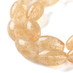 Арбуз камень стеклянные бусы пряди G-B135-A02-02