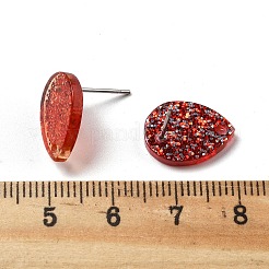 Акриловые серьги фурнитура&nbsp;OACR-I016-14B