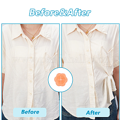 20 шт. женские скрытые силиконовые зажимы для футболок&nbsp;AJEW-WH0696-178