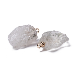 Кулоны из натурального турмалинового кварца / черного рутилового кварца&nbsp;G-B021-06