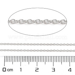 Антикоррозийные цепи из стерлингового серебра 925 пробы с родиевым покрытием&nbsp;STER-E072-02P-02