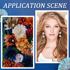 5 набор из 200 прозрачных смоляных кабошонов&nbsp;CRES-SP0001-04B