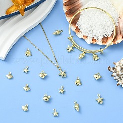 18шт 6 стиля подвески из сплава со стразами&nbsp;FIND-CJ0004-03