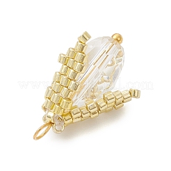 Подвески-бутоны из стеклянных бисера&nbsp;PALLOY-MZ01096-01