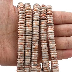 Бусы из натурального красного камня&nbsp;G-G329-A09-3x8mm