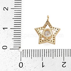 Латунные микро проложить кубического циркония подвески&nbsp;LS-KK-S339-03G