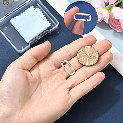 1 шт. 925 кольца-пружинки из стерлингового серебра&nbsp;STER-BBC0008-64B-S