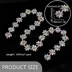 1 ярд стеклянных цепочек со стразами для гирлянд на свадьбу&nbsp;AJEW-PH0011-93