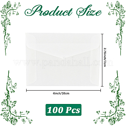 100 шт. пустых бумажных конвертов&nbsp;AJEW-CP0009-01