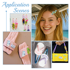 Кабошоны из непрозрачной смолы&nbsp;RESI-PH0002-63