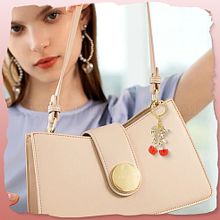 4шт 4 цвета подвески из сплава со стразами&nbsp;KEYC-SC00015